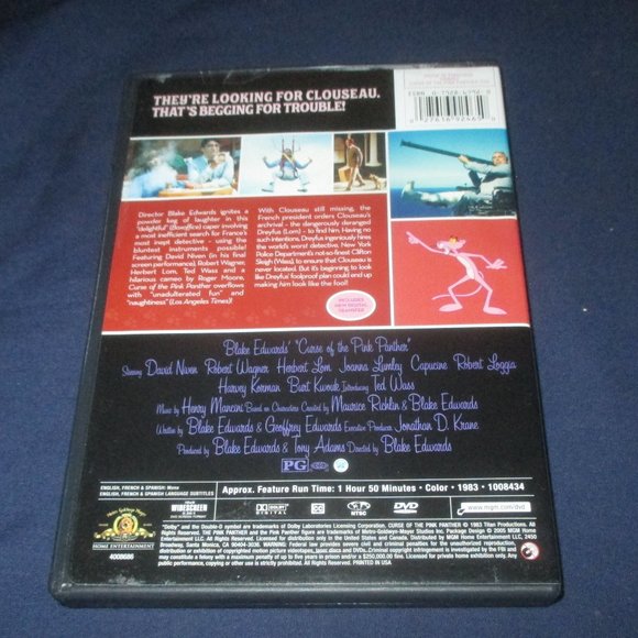Curse of the Pink Panther (DVD, 2005, Widescreen, Canada) - Picture 3 of 3